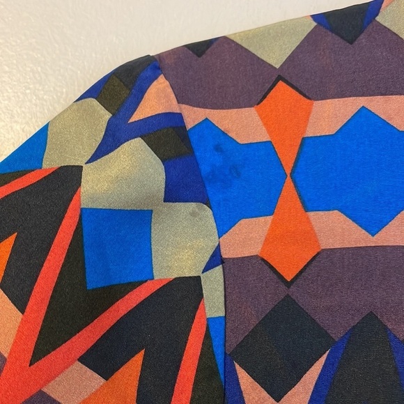 J. Crew Multicolor Geometric Dress - Picture 5 of 16